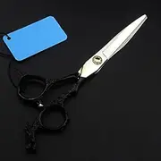 Hair Cutting Scissors, 6 inch Professional Japan 440c Black Dragon Handle Hair Scissors Set Cutting Barber Haircut thinning Shears Hairdressing Scissors