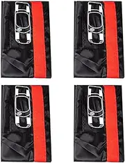RV Tire Cover, Waterproof Set of 4 Tire Covers for Trailers, Sun Rain Snow Protector, Dustproof Tyre Storage Bag for RV, Trailers, Van and Truck