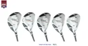 MENS SENIOR FLEX GRAPHITE HYBRID IRONS SET #5,6,7,8 & 9 CHOOSE HAND: ALL LENGTHS