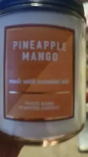 NEW WHITE BARN Bath & Body Works (PINEAPPLE MANGO) Single Wick Candle 7oz