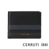 【Cerruti 1881】義大利頂級小牛皮12卡皮夾(黑色 CEPU05696M)