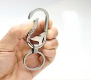 EDC Titanium Alloy Keychain Portable Key Backpack Pendant Car Keyring MultiTools