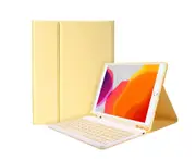 Keyboard Case for iPad with Wireless Bluetooth Numeric Keypad - Yellow