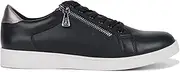 [Hush Puppies] Women's Mimosa Sneaker, Black, UK 4.5/US 7
