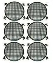 6 Patron 15" Subwoofer Metal Mesh Cover Waffle Speaker Grill Protect Guard DJ