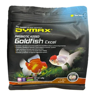 Dymax Goldfish Excel 1.2kg Bag Sinking Pellet
