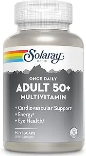 Solaray Once Daily Adult 50+ VCapsules, 90 Count