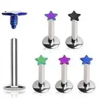 Piercing Labret Star Titanium