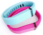 2 large LIGHTBLUE,PINK for FitBit FLEX Wristband/Bracelet With Clasp(NO TRACKER)
