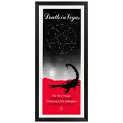 Death in Vegas - Scorpio Rising Promotional Vintage Daybill Poster Framed