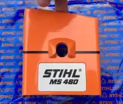 STIHL Genuine MS460 Engine Cover (EC) Plus Model Plate (MP) # 1128 080 1616