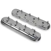 Holley Valve Covers - Polished, Aluminium, LS Engines, HO241-90