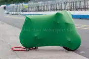 Garage Indoor Green Cover for Kawasaki Ninja H2 Super Soft Stretch Motorbike