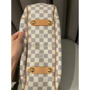 Louis Vuitton LV N55215 PM 白色棋盤格紋南瓜包 已停產