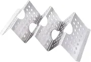 Hoement Stainless Steel Taco Rack Holder for Easy Serving Reusable Easy to Clean Kitchen Accessory Practical Design with Smooth Edges