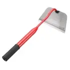 Garden Hoe 16" x 7" Steel Hoe Garden Tool with Handle, Red