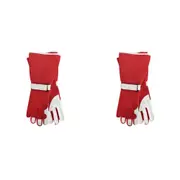 4pc Annabel Trends Second Skin Long Sleeve Sprout Garden Outdoor Gloves Red