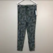 Jaclyn Intimates Women's Camouflage Pull-On Lounge Pajama Pants Green L, NWT