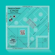 Creative Grids Square on Square Trim Tool - 3 Inch or 6 Inch Finished Blocks