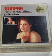 55mm Diffuser Glass Lens Filter 55 mm Diffused Soft Softer Look Diffusion Sunpak