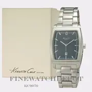 Authentic Kenneth Cole Men's Stainless Steel Blue Watch KC9070