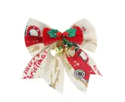 8Pcs Christmas Bows, Christmas Tree Bows, Christmas Bows Decoration, for Gift Wrapping