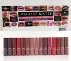 12 PCS ITALIA DELUXE Mousse Matte KISSABLE LIPSTICK ULTRA SOFT SMOOTH SET 3