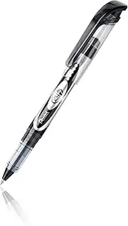 Pentel BLD97-A 24-7 Roller Ball Capped Free-Flowing Liquid Pen, Black Ink, Medium, Dozen