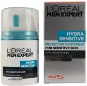 Loreal Men Expert Hydra Sensitive Protecting Moisturizer For Sensitive Skin 50ml