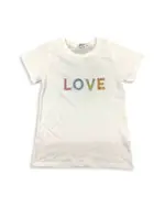 Lola + The Boys Girls' Gem Studded Love Tee - Little Kid, Big Kid