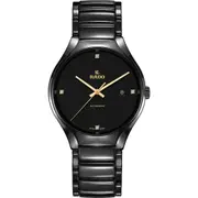 RADO True Automatic Diamond Ceramic Bracelet Watch, 40mm