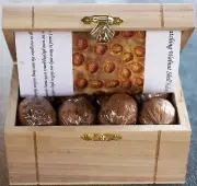 NEW One of a Kind Natural Walnut Shells in Pairs Game / Find The Matching Halves