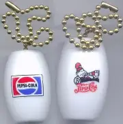 Charming Pepsi Cola Ceiling Light/ Fan Pulls Set 2