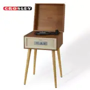 Crosley CR6235A-NA Rohe 3-Speed Bluetooth Record Player Natural with Stand