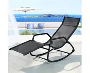 Gardeon Sun Lounge Rocking Chair Outdoor Lounger Patio Furniture Pool Garden