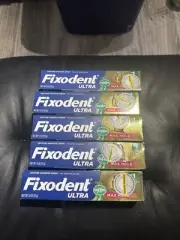 FIXODENT Ultra MAX HOLD Secure Denture Adhesive 5 Pack Scope Flavor