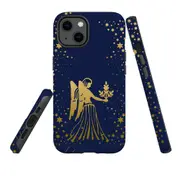 For Apple iPhone 13 Case, Armour Back Cover, Virgo Drawing