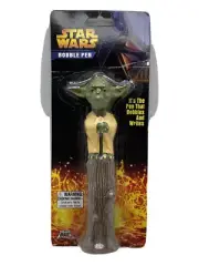 Star Wars Yoda Bobble Head Pen Comic Images Lucasfilm Fan Club NOC Vintage Toys