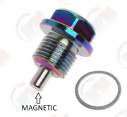 Aluminum Neo-Chrome Magnetic Transmission Drain Plug ADP581 for Toyota Lexus (for: Toyota)