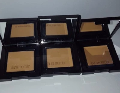 LAURA MERCIER DELUXE MINI TRANSLUCENT PRESSED SETTING POWDER - MEDIUM DEEP (X3)