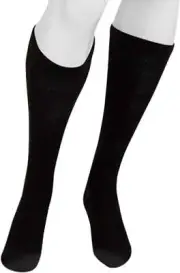Juzo Power Lite 15-20mmHg Knee High, Black, Medium, Compression Sock