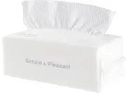 Disposable clean face towel, made of cotton only, no flannelette, no perfume, soft makeup pad, soft cotton towel (XLJ-W, 200PCS)