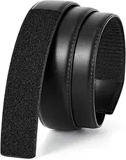 BELTROAD Belt Buckleless No Scratch Leather Belt, Hook and Loop Work Belt Adult Duty Belt Gift Daily Travel