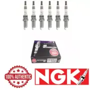 NGK RUTHENIUM HX Spark Plugs FR7BHXS 92400 Set of 6 For Audi Volkswagen (for: Audi)