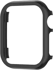 FFHAO Aluminium Alloy Case for Apple Watch Series 7 41mm 45mm Metal Bumper Cases for iWatch 6 SE 5 3 40mm 44mm Frame Protective Cover (Color : Black, Size : 40mm)
