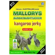 Mallorys Tocino Super Hot Kangaroo Jerky 1kg BULK PACK (for Human Consumption)