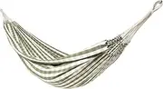 Authentic Double Vichy Hammock - Regenerated Cotton Polyester Traditional Hammock by Pacific Hammocks - Gingham Design Hammock with Matching Carry Bag (Urban Olive)