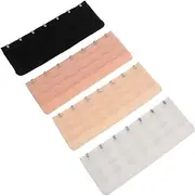 [WATIIFUFU] 7 Hook Bra Extender Kit for Women Corset Bra Strap Extender Stainless Steel and Polyester Plus Size Bra Extensi