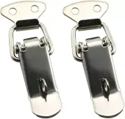 2Pcs 58Mm Spring Loaded Latch Catch Toggle Clamp Stainless Steel Duckbill Tensio