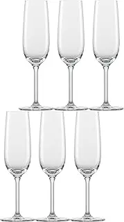 [Schott Zwiesel] 121594 Champagne Glasses, Banquet, Sparkling Wine with Foam Point, 210ml, 121594 (Set of 6)